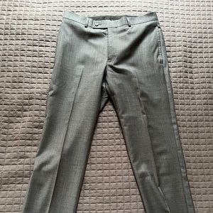 Calvin Klein - Men's Slim-fit Dress Pants - Grey (32/30)